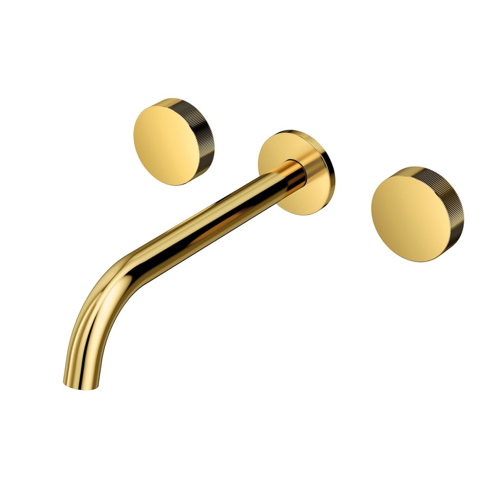 Misturador parede Mix&Match com Bica 230 Ouro Polido 01251343 Misturador parede Mix&Match com Bica 230 Ouro Polido 01251343