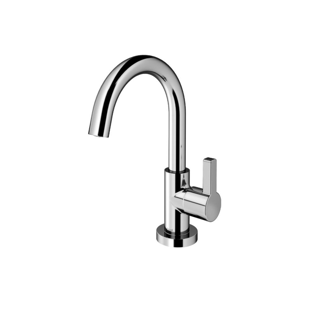 Torneira bica alta de mesa para lavatório Invicta cromado 01522206 Torneira bica alta de mesa para lavatório Invicta cromado 01522206