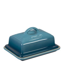 Manteigueira de Cerâmica Le Creuset Azul Caribe 9X12CM