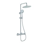Chuveiro Monocomando Tubo Externo Ducha Manual Plus Vega Cromado A5A9A6EC00