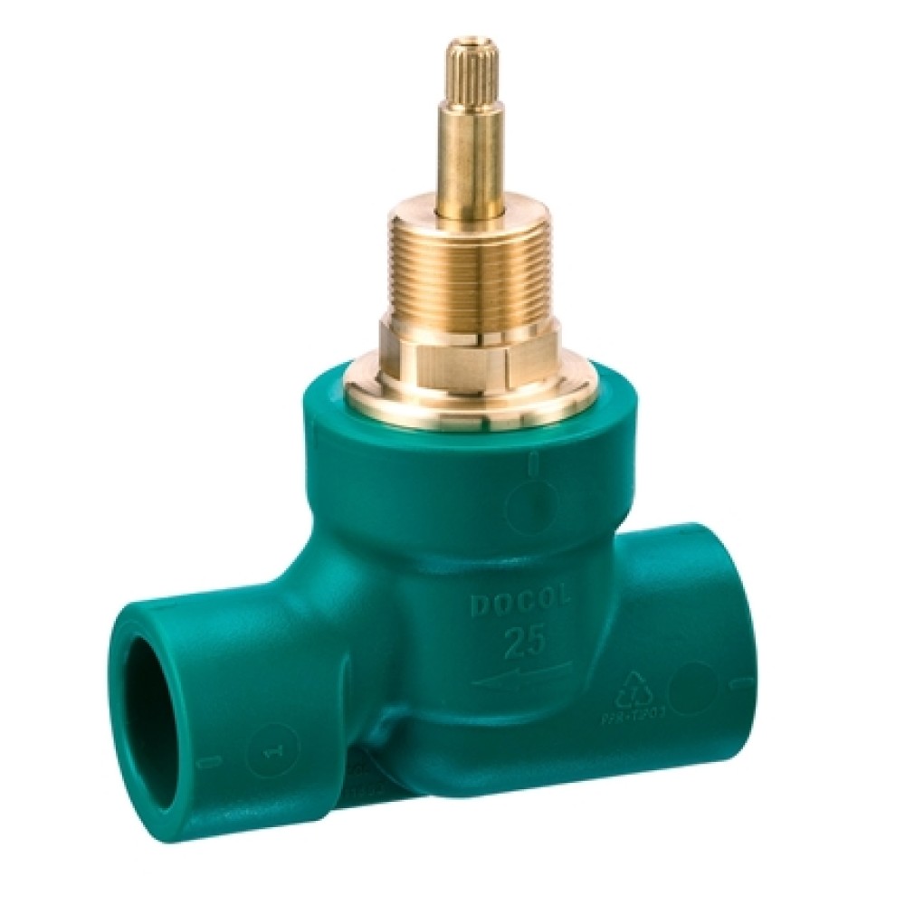 Registro baseTec PPR cerâmico 1/2 volta 25 mm 00524500 Registro baseTec PPR cerâmico 1/2 volta 25 mm 00524500