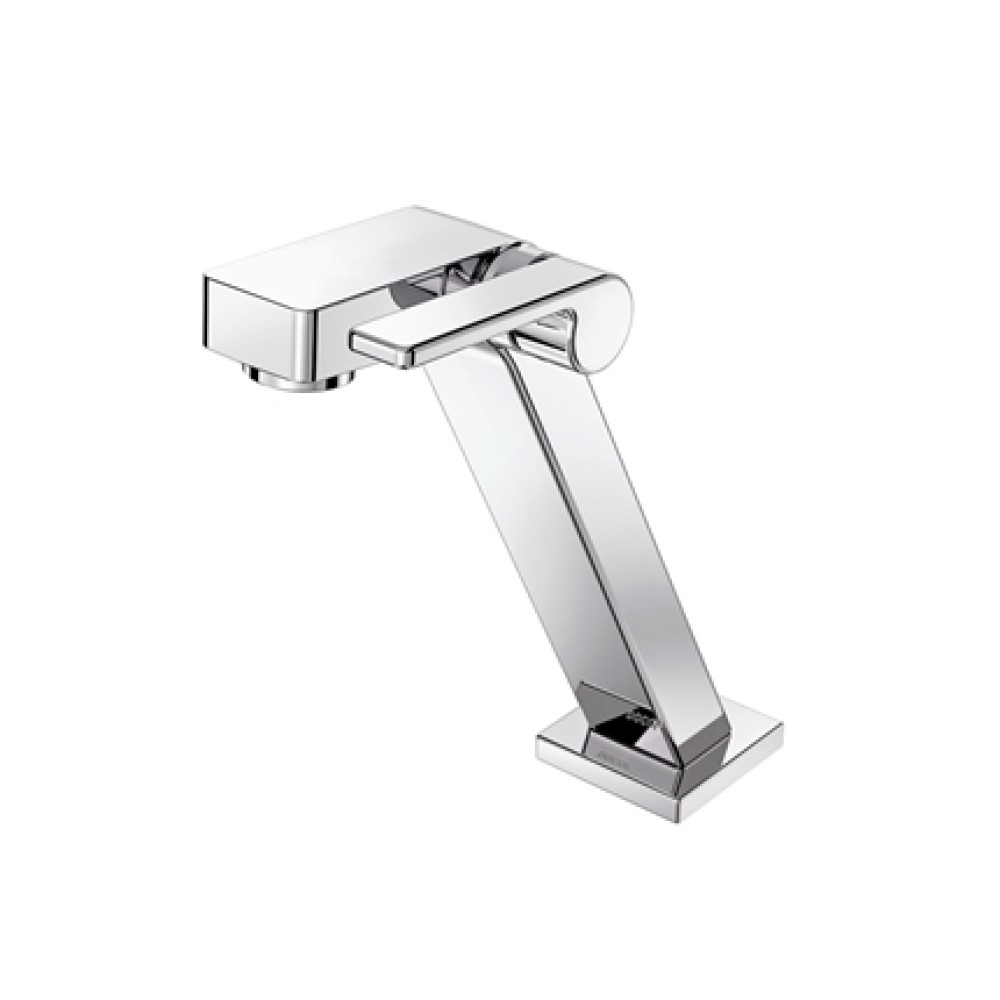 Torneira bica baixa de mesa para lavatório DocolStillo cromado 00820206 Torneira bica baixa de mesa para lavatório DocolStillo cromado 00820206