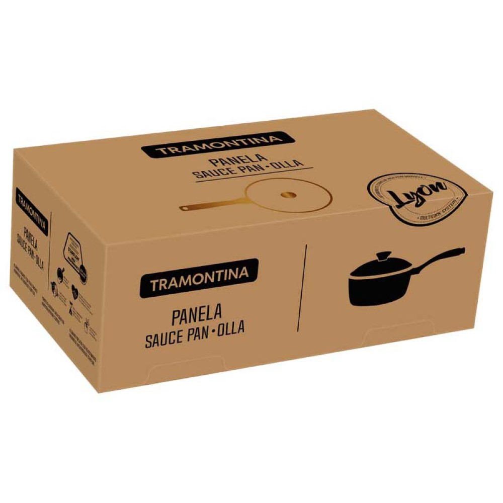 Panela Lyon Vermelho Tampa 20Cm 2,8L