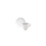 Conjunto Xicara E Pires De Expresso Paola Porcelana 95ml 2Pecas