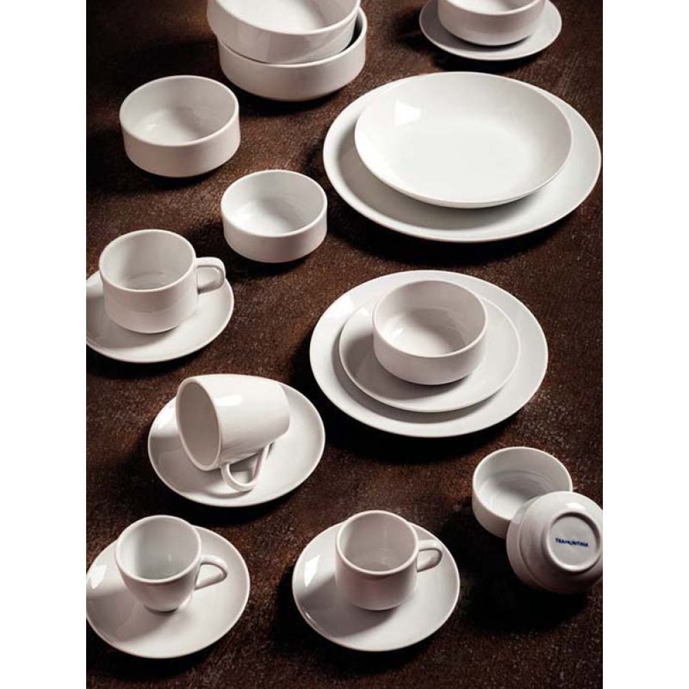 Conjunto Xicara E Pires De Expresso Paola Porcelana 95ml 2Pecas