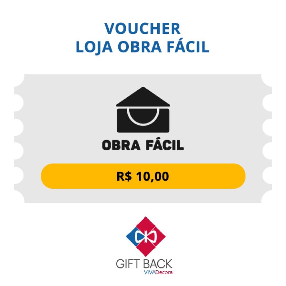 Voucher Obra Fácil - V10 Voucher Obra Fácil - V10